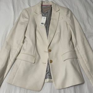 Banana Republic white blazer